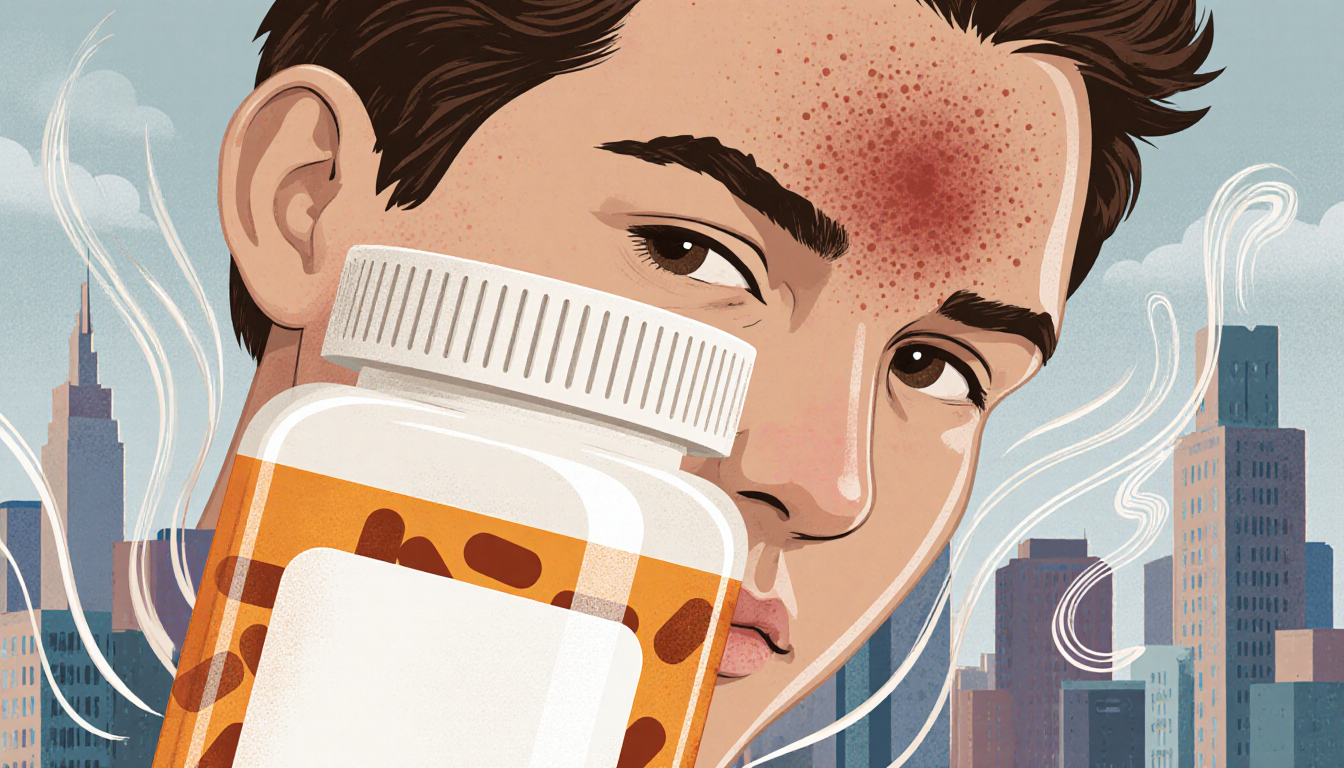 What diseases can cause acne?