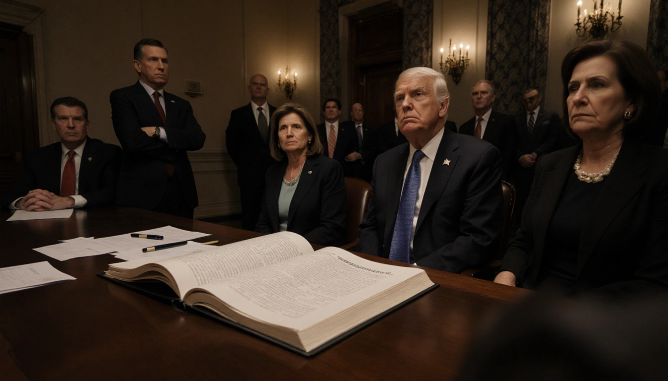 Moderate Republicans look concerned with the open health care bill on the table in Congress.