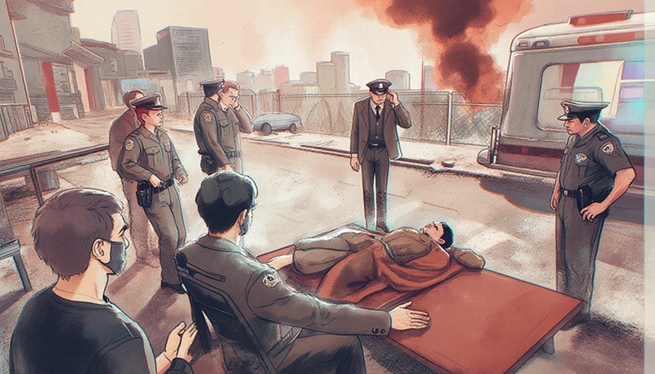 AI assistant typing a helpful response with computer screen displaying the question