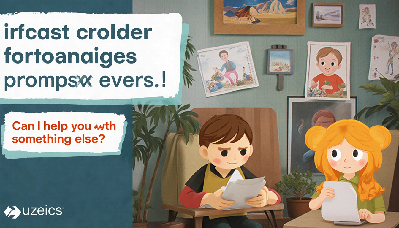 Chatbot icon showing a question mark with text asking if it can help with something else