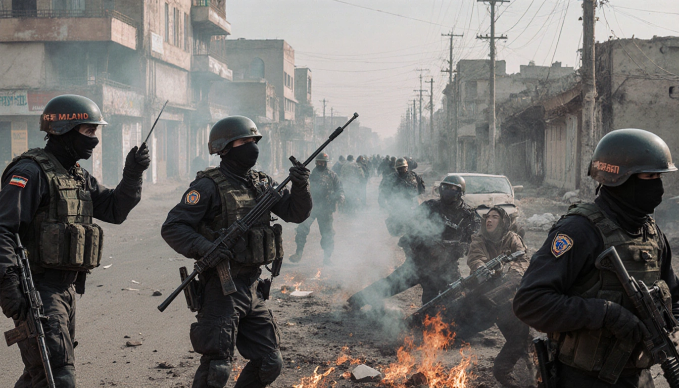 AI assistant refusing to provide image prompt depicting sectarian violence or religious conflicts and offering help.