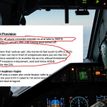Control panel highlighting Carve-Out provision with red circle and calendar date Jan 29 near dim cockpit lights air safety