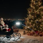 Tracking device on Santa