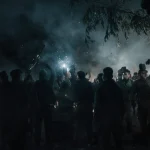 Text warning about covert operation with legal notice and caution symbol