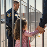 User refusing to depict ICE detention of a 2-year-old girl and father with a polite message