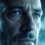 Chatbot avatar smiling while typing a customer support offer with a computer screen showing a friendly message