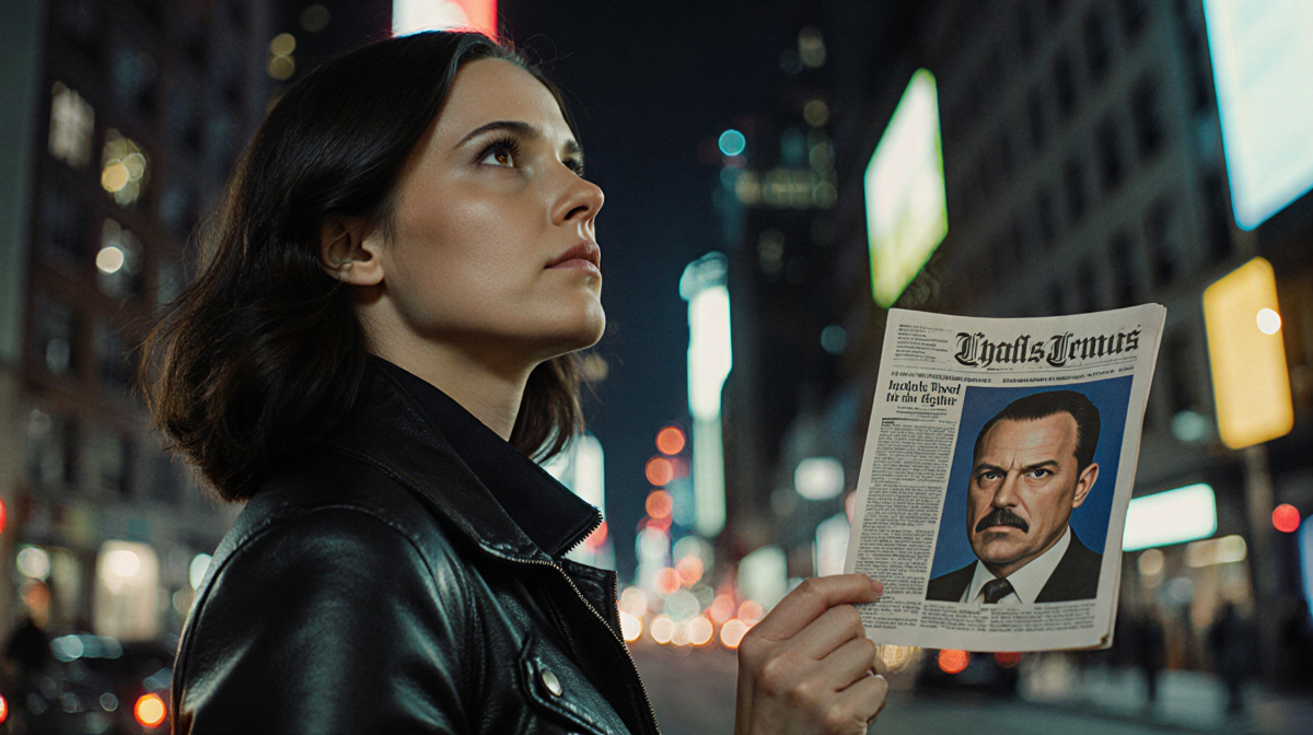 Jessica Jones standing looking up at Hell